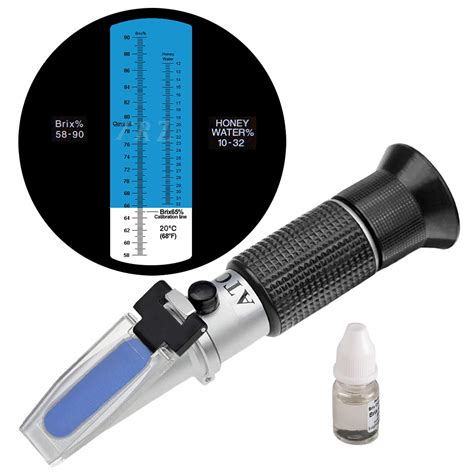 honey refractometer moisture|using a refractometer for honey.